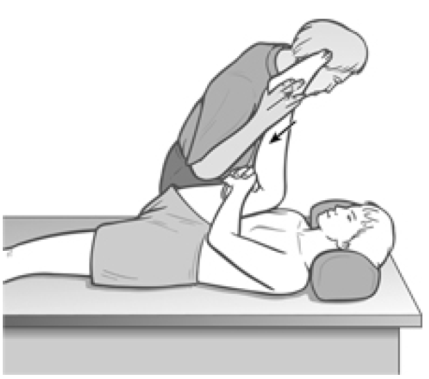 Figure 4 13 Assessment and Treatment Position for Lower Hamstring Fibers
